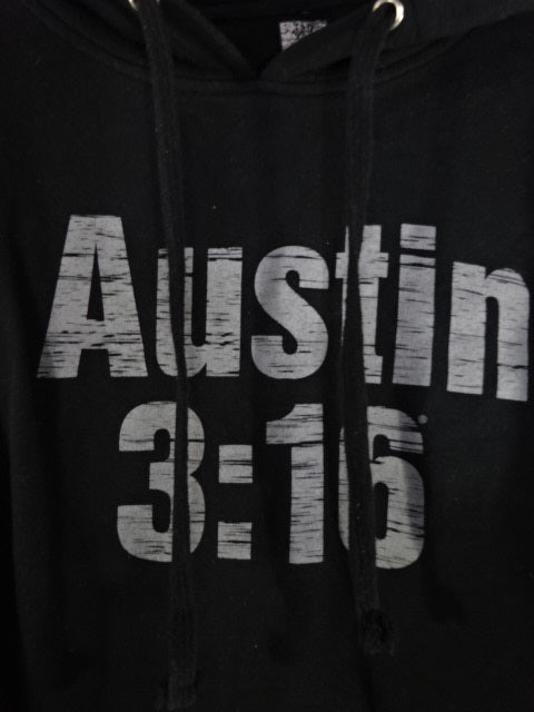 ストーンコールド・スティーブ・オースチン  プルオーバーパーカー①(WWE(2010s / ブラック)