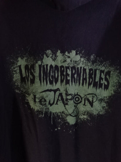 BUSHI ×L.I.J "EN SERIO" Zip hoodie  (2) (Black)