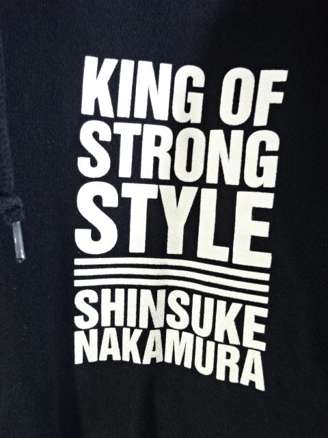 中邑真輔「YeaOh!×3」ジップパーカー①(ブラック)