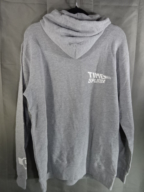 【hand signed autograph】 KUSHIDA "THE TIME SPLITER" pullover hoodie  (gray)