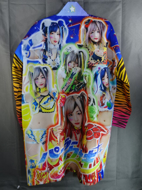 UNAGI SAYAKA  independent box office "The temple is disturbed, fate burns purple." Front row bonus Happi （a traditional. Japanese coat） 