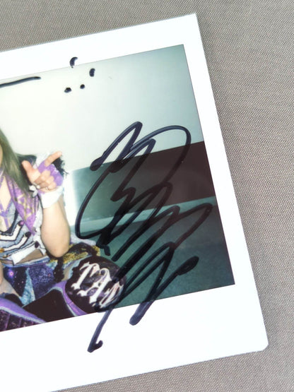 Tam Nakano  hand signed autograph  Cheki (N-6)
