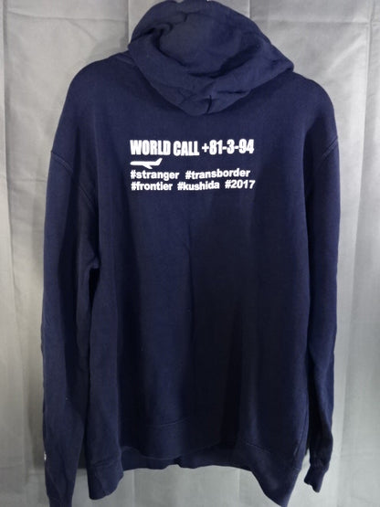 KUSHIDA Pullover Hoodie  (2) (Navy)