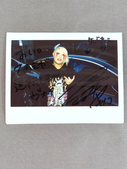 Natsuko Tora  hand signed autograph  Cheki (C-2)