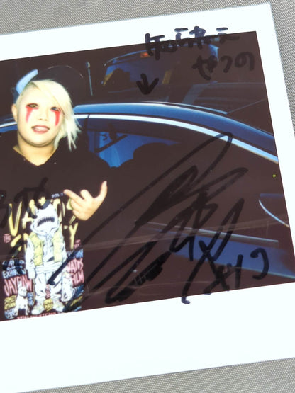 Natsuko Tora  hand signed autograph  Cheki (C-2)