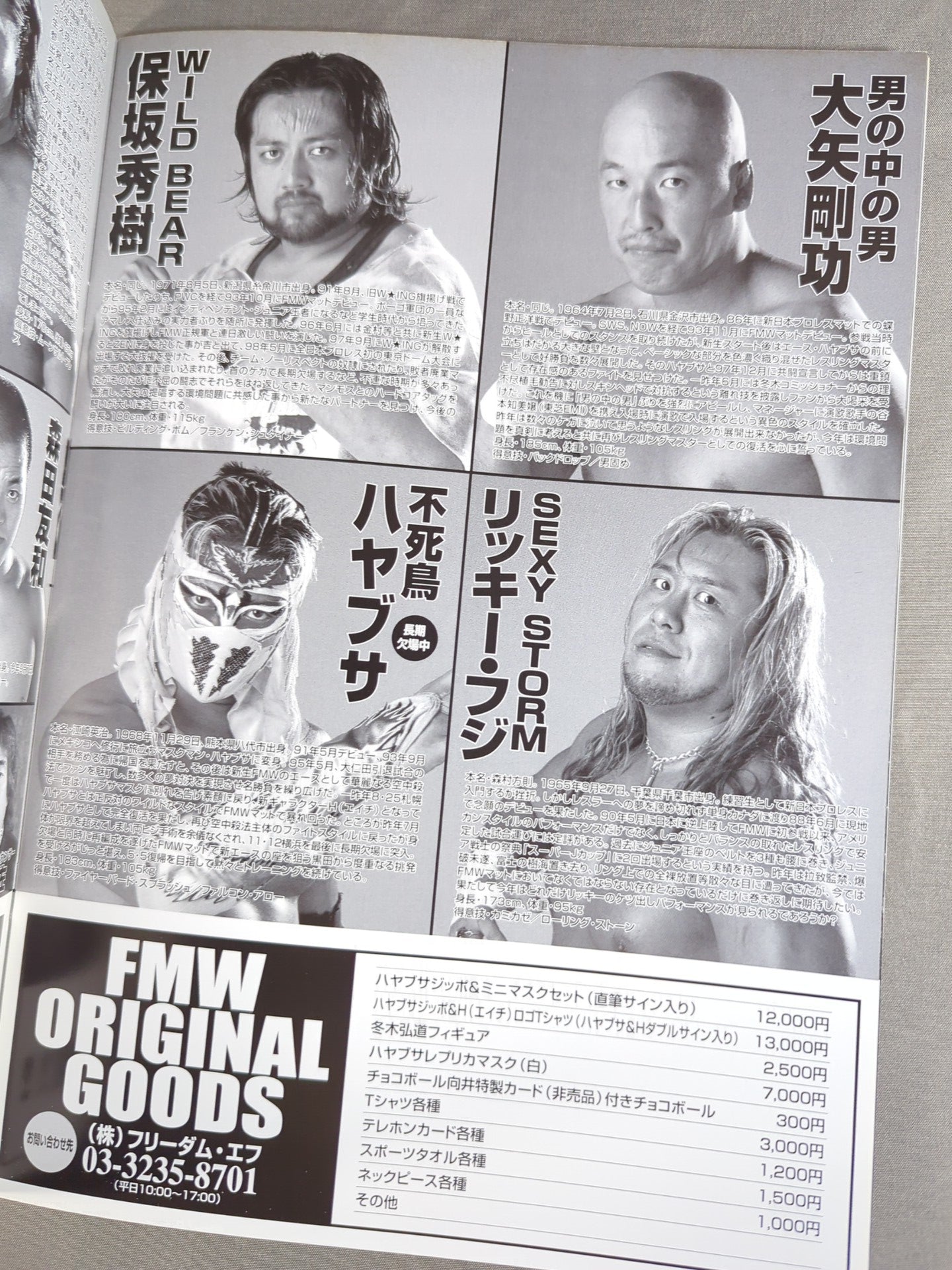 FMW / OFFICIAL GUIDE BOOK 2001 Vol.1
