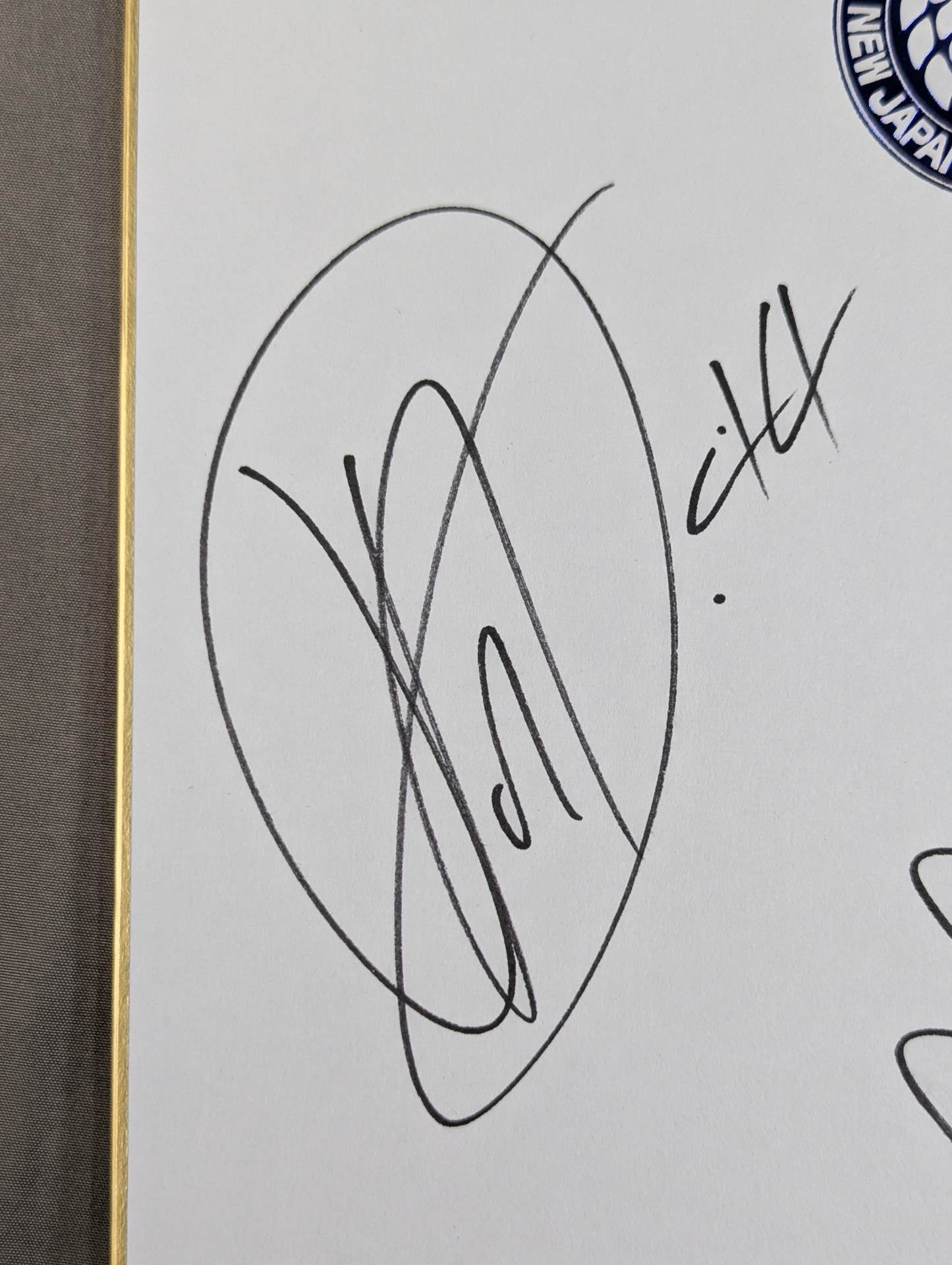 ★BULLET CLUB WAR DOGS★ Drilla Moloney & Clark Connors (Lion Mark) Shikishi (Autograph board ) )