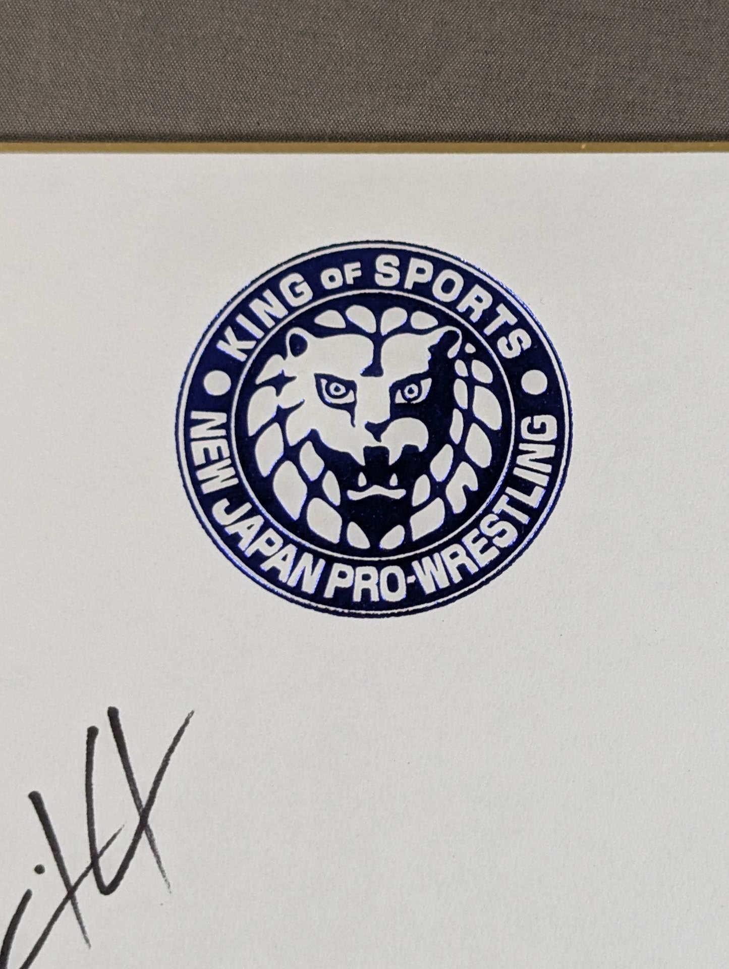 ★BULLET CLUB WAR DOGS★ Drilla Moloney & Clark Connors (Lion Mark) Shikishi (Autograph board ) )