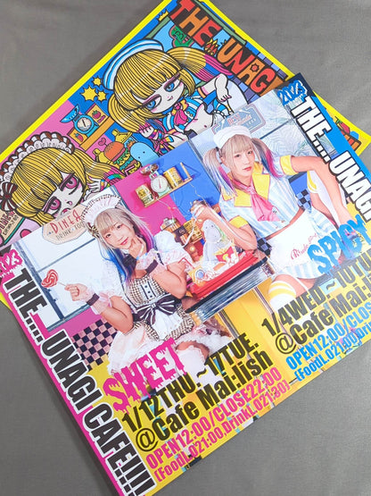 ウナギ・サヤカ「ウナギカフェ」フライヤーセット