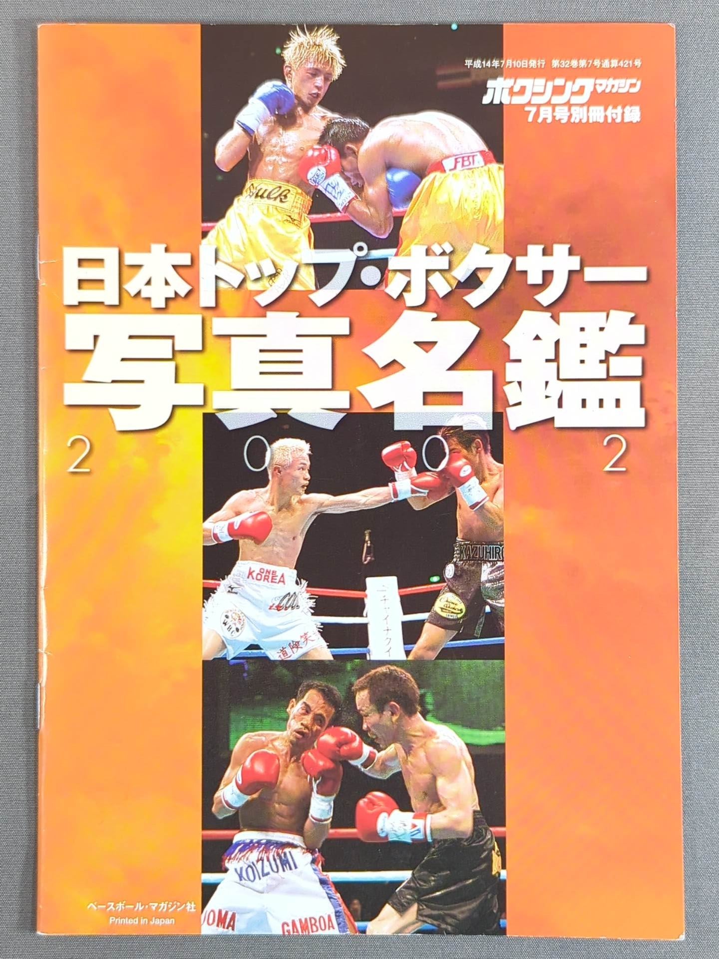 日本トップ・ボクサー 写真名鑑 2002