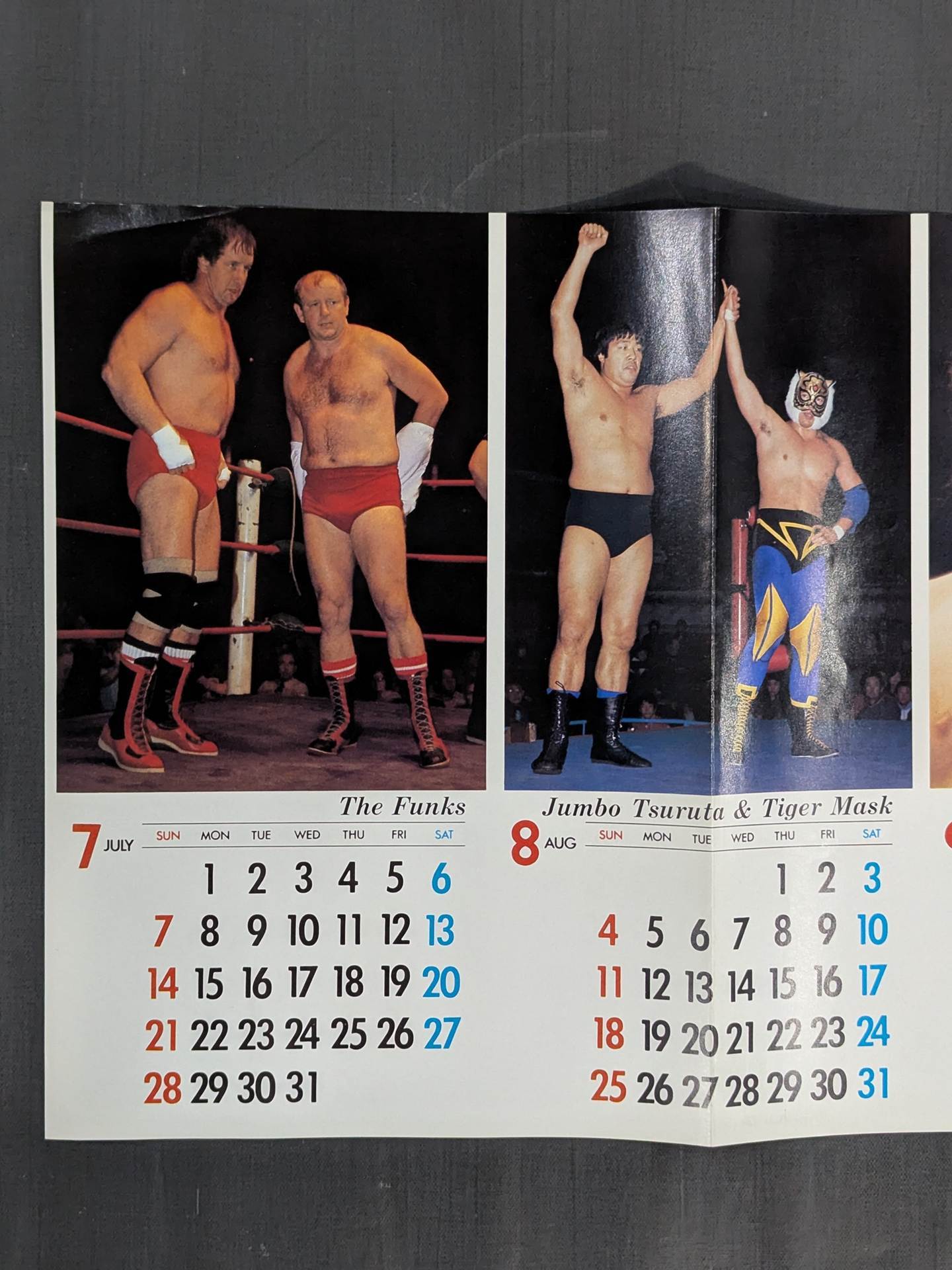 1985年 超ワイド・レスリング・カレンダー