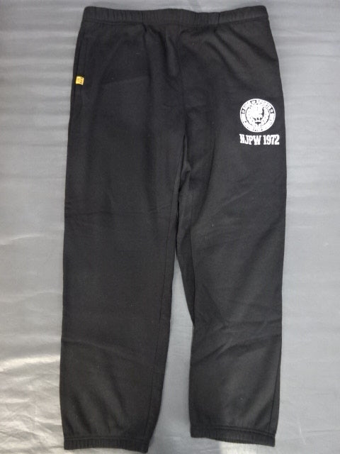 New Japan Pro Wrestling × Shimamura Sweatpants (1) (Black)