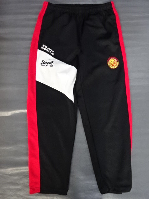 新日本プロレス×SOUL ジャージパンツ②(ブラック)