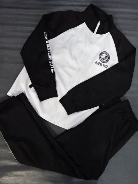 Lion Mark ×Shimamura Setup Jersey (2) (Black× White)