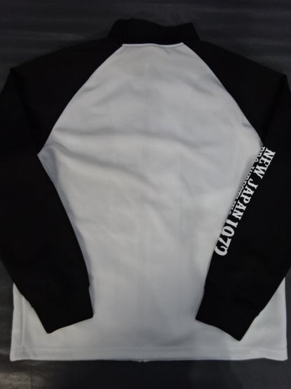 Lion Mark ×Shimamura Setup Jersey (2) (Black× White)