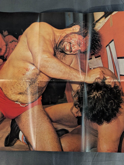 1977 月刊プロレス 雑誌付録ポスターカレンダー