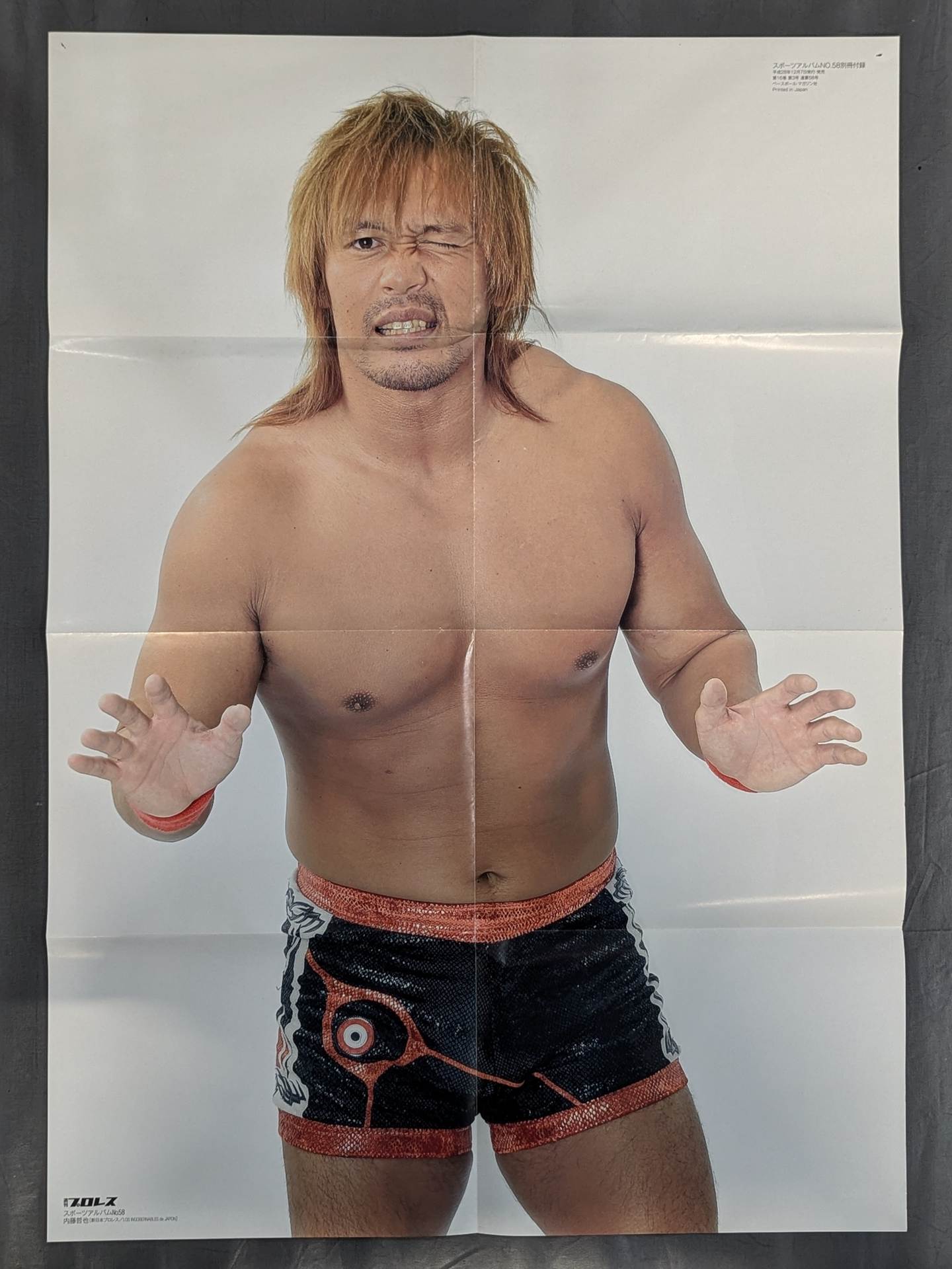 内藤哲也 雑誌付録ポスター