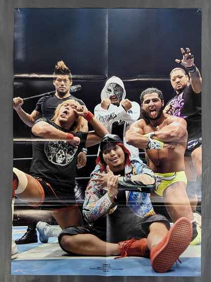 オカダ・カズチカ＆L・I・J 雑誌付録ポスター