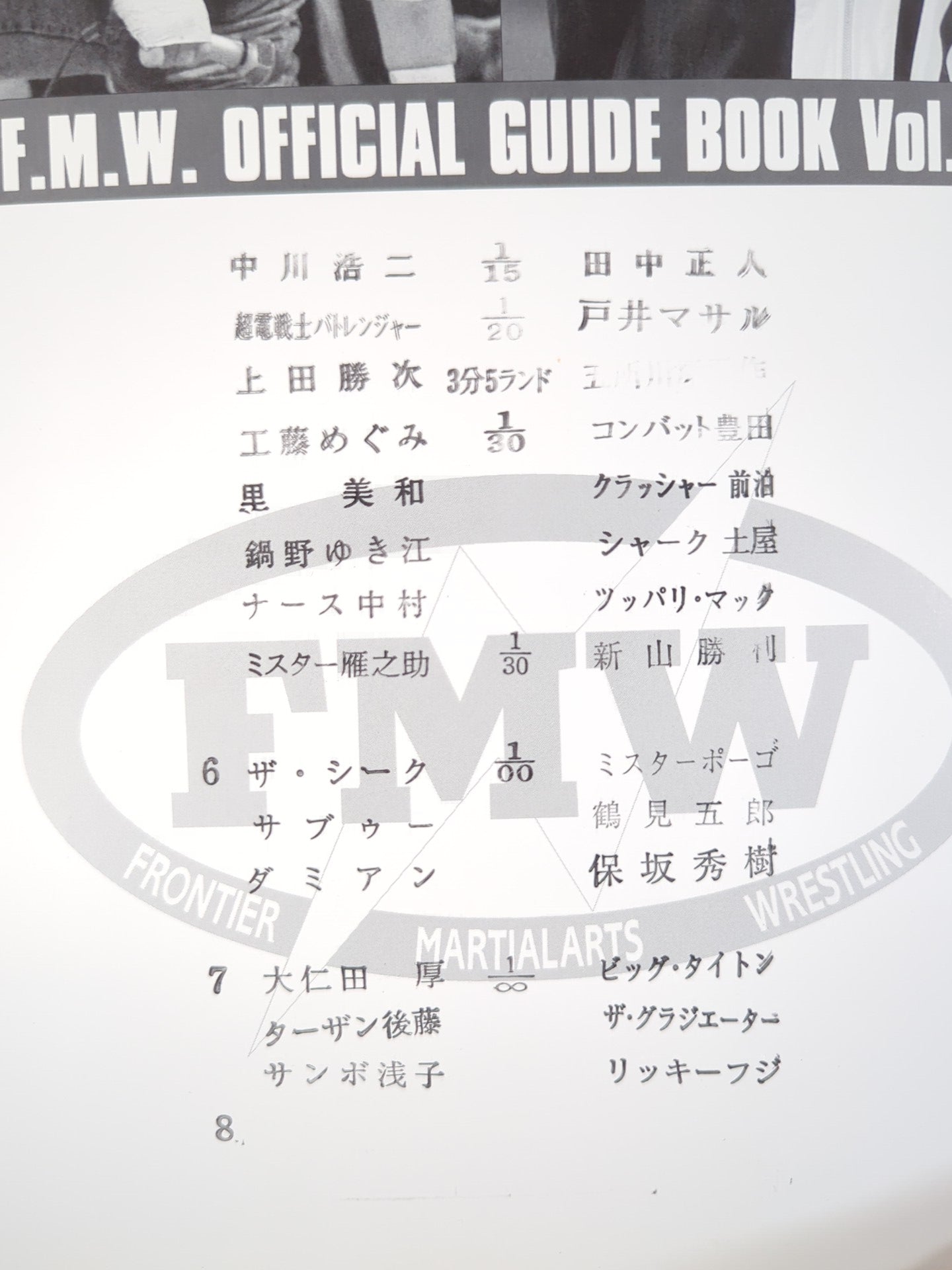 FMW / OFFICIAL GUIDE BOOK 1994 Vol.5