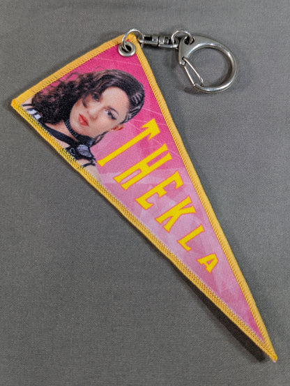 Thekla  Random Pennant Keychain