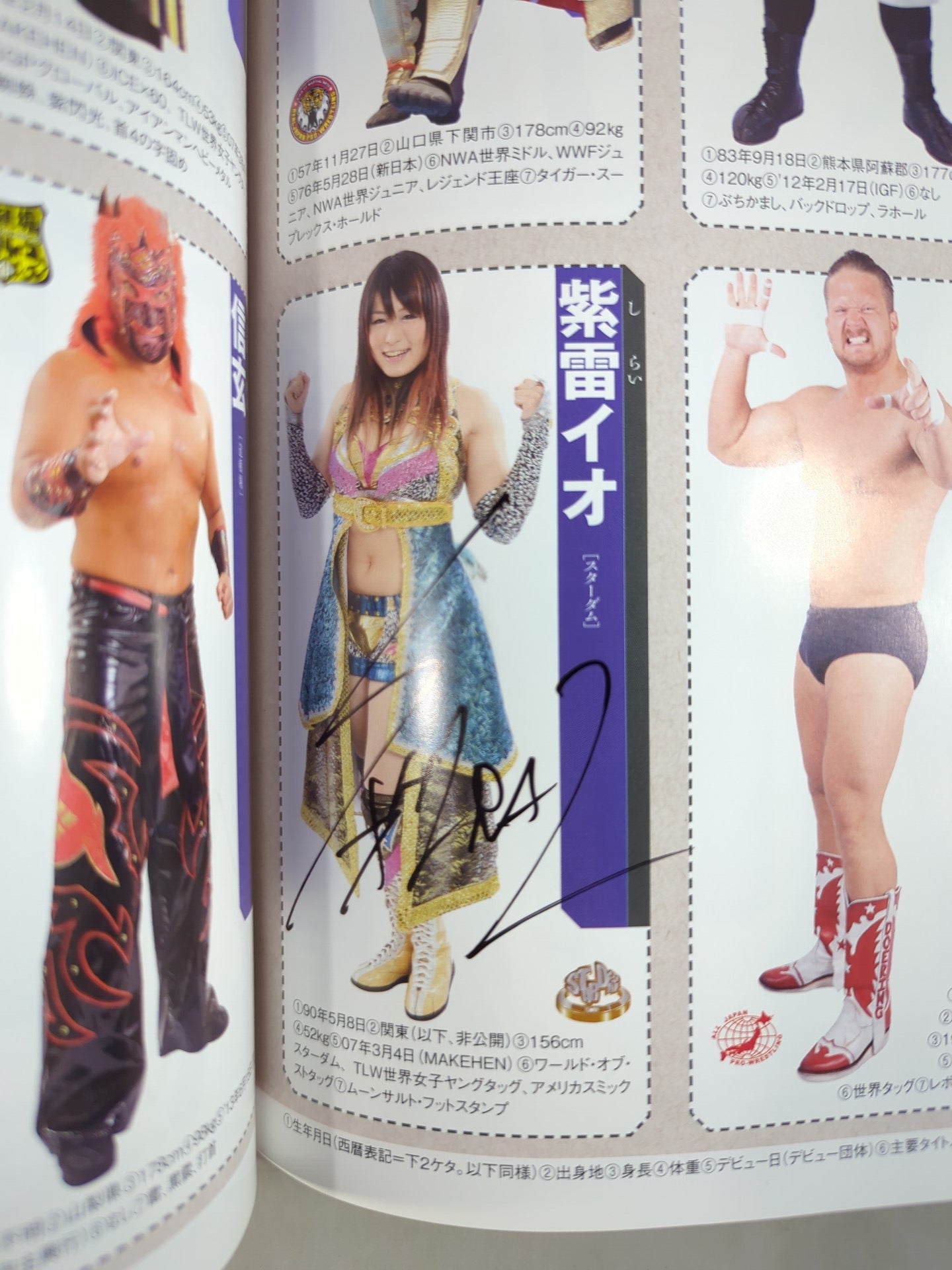 【35名直筆サイン入り】週刊プロレス別冊108「2014 保存版プロレスラー全身写真名鑑」