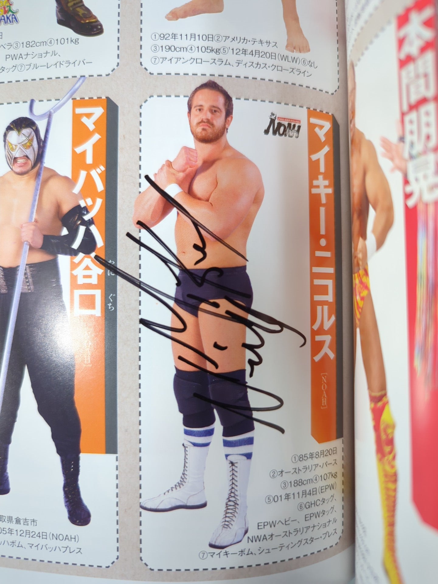 【35名直筆サイン入り】週刊プロレス別冊108「2014 保存版プロレスラー全身写真名鑑」