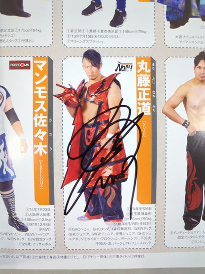 【35名直筆サイン入り】週刊プロレス別冊108「2014 保存版プロレスラー全身写真名鑑」
