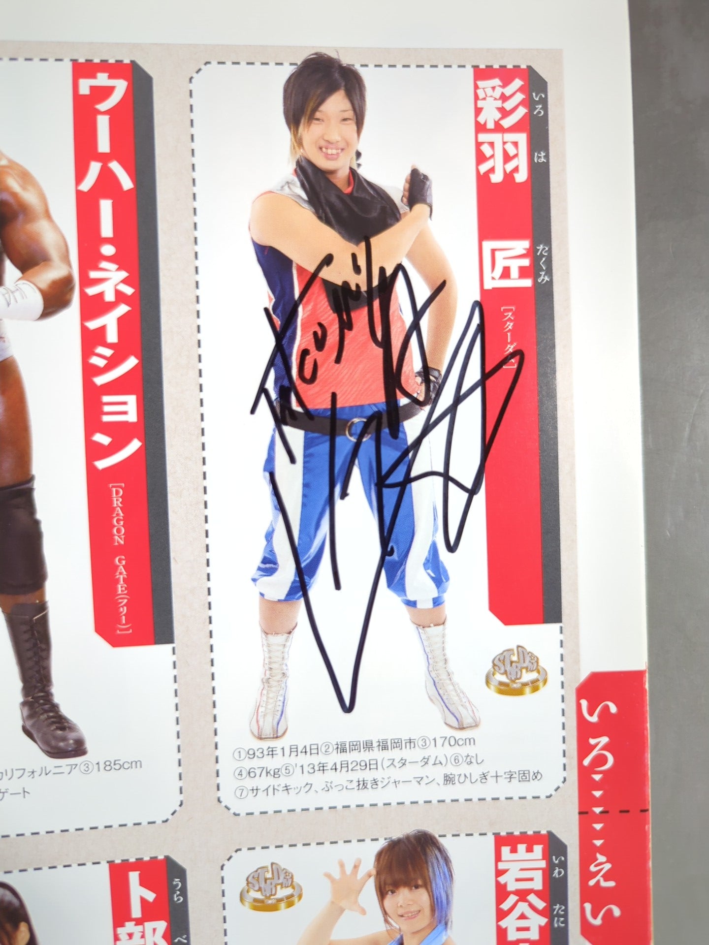 【35名直筆サイン入り】週刊プロレス別冊108「2014 保存版プロレスラー全身写真名鑑」