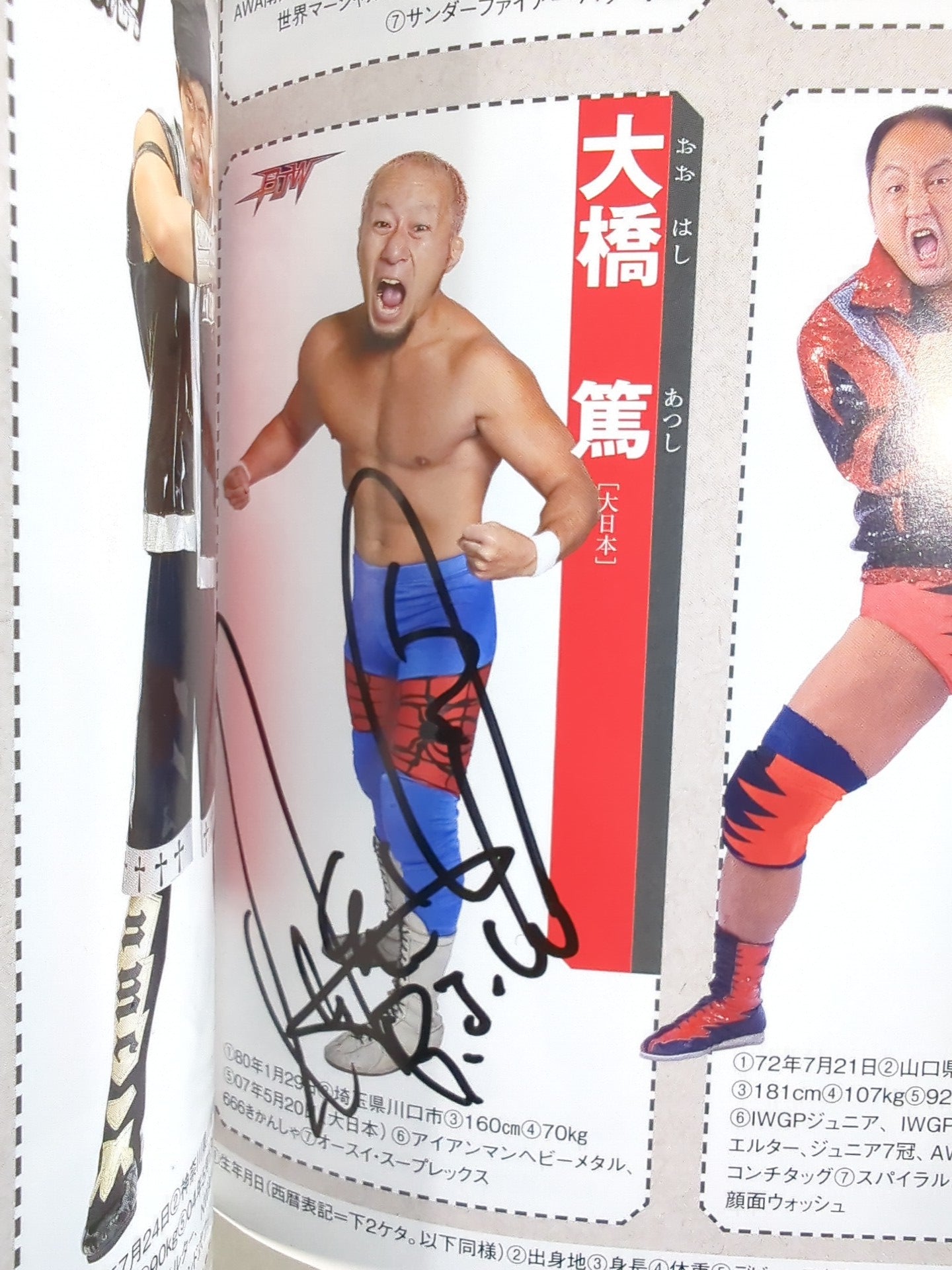 【35名直筆サイン入り】週刊プロレス別冊108「2014 保存版プロレスラー全身写真名鑑」