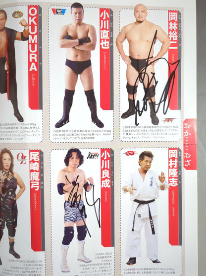 【35名直筆サイン入り】週刊プロレス別冊108「2014 保存版プロレスラー全身写真名鑑」