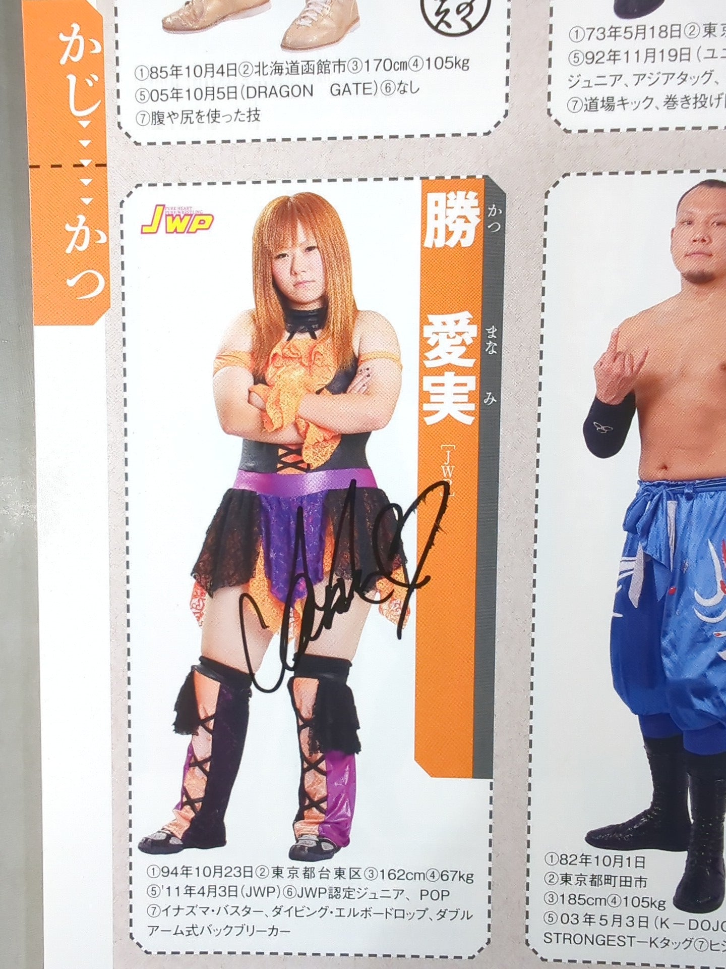 【35名直筆サイン入り】週刊プロレス別冊108「2014 保存版プロレスラー全身写真名鑑」