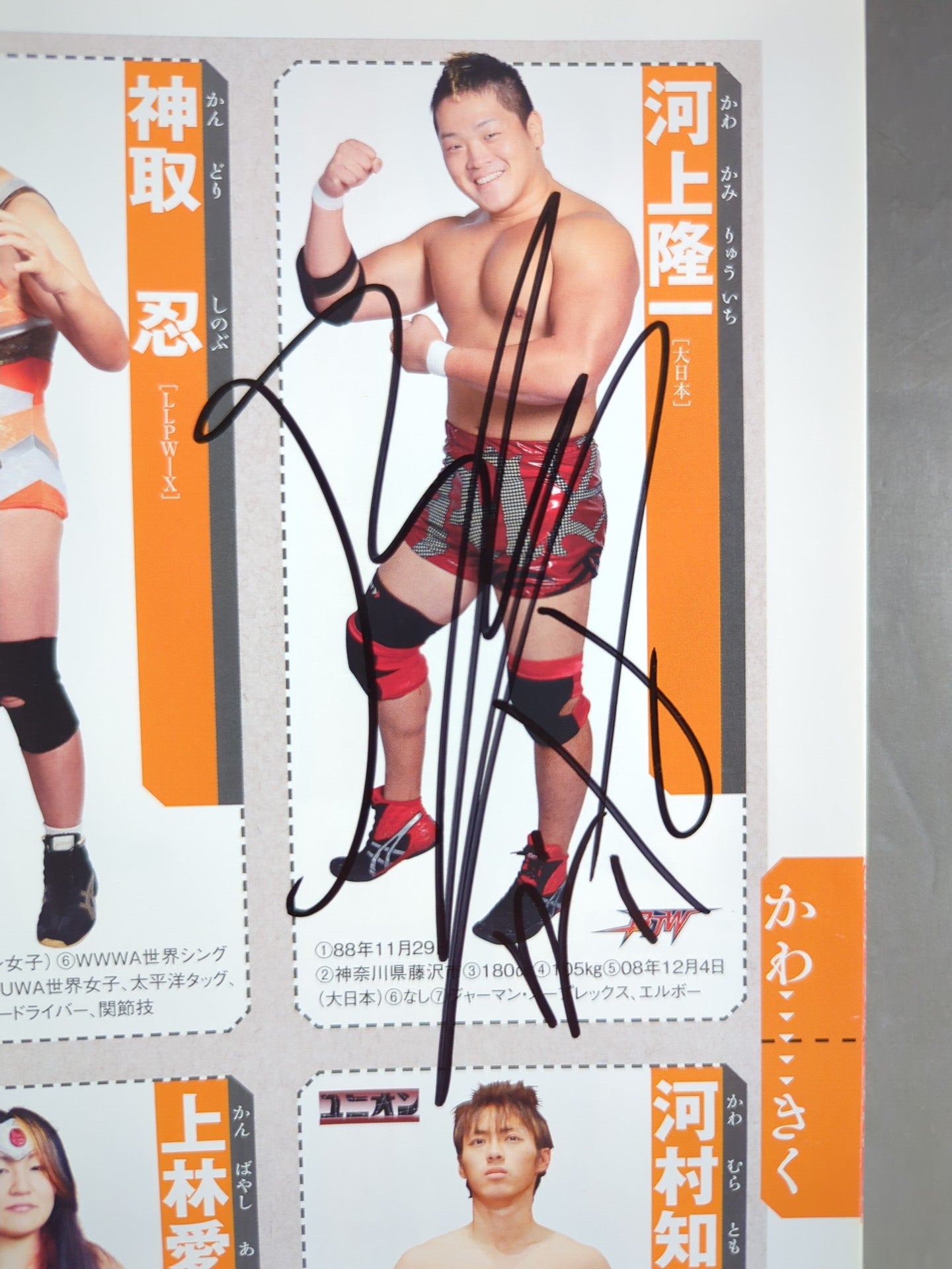 【35名直筆サイン入り】週刊プロレス別冊108「2014 保存版プロレスラー全身写真名鑑」