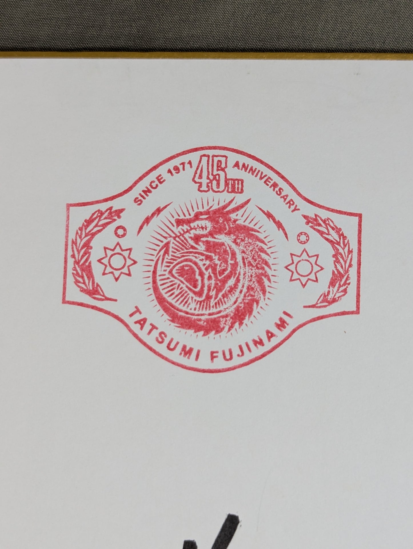 藤波辰爾＆ベイダー(ブロマイド貼付)