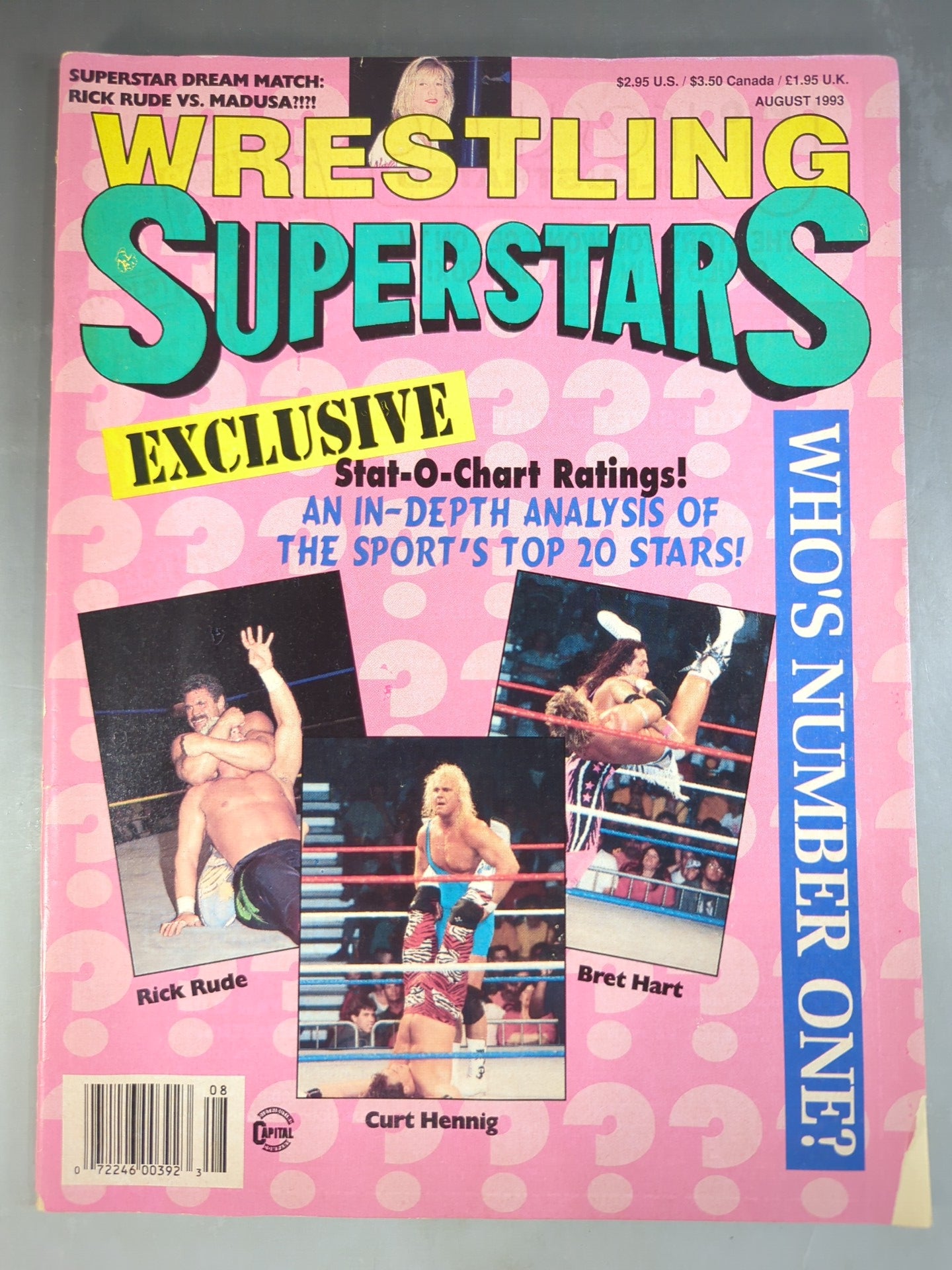 Wrestling SUPER STARS August 1993 issue