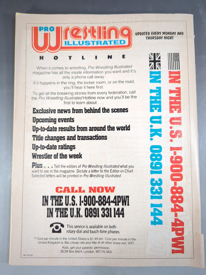 Wrestling SUPER STARS August 1993 issue