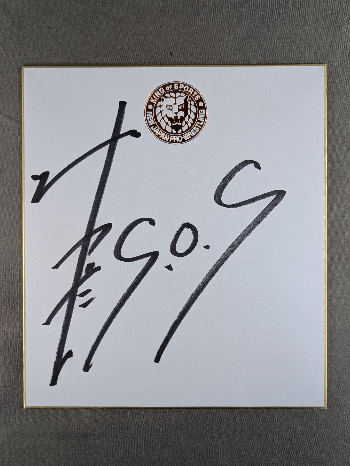 成田蓮(ライオンマーク色紙)