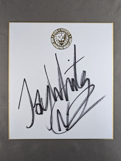 ジェイ・ホワイト(ライオンマーク色紙)