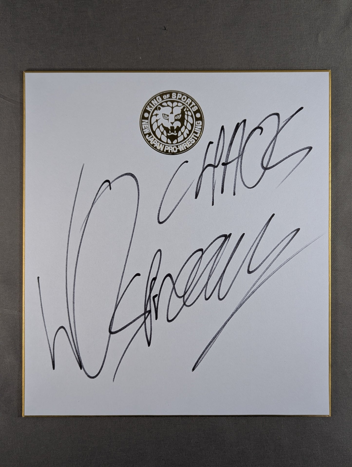 ウィル・オスプレイ(ライオンマーク色紙)