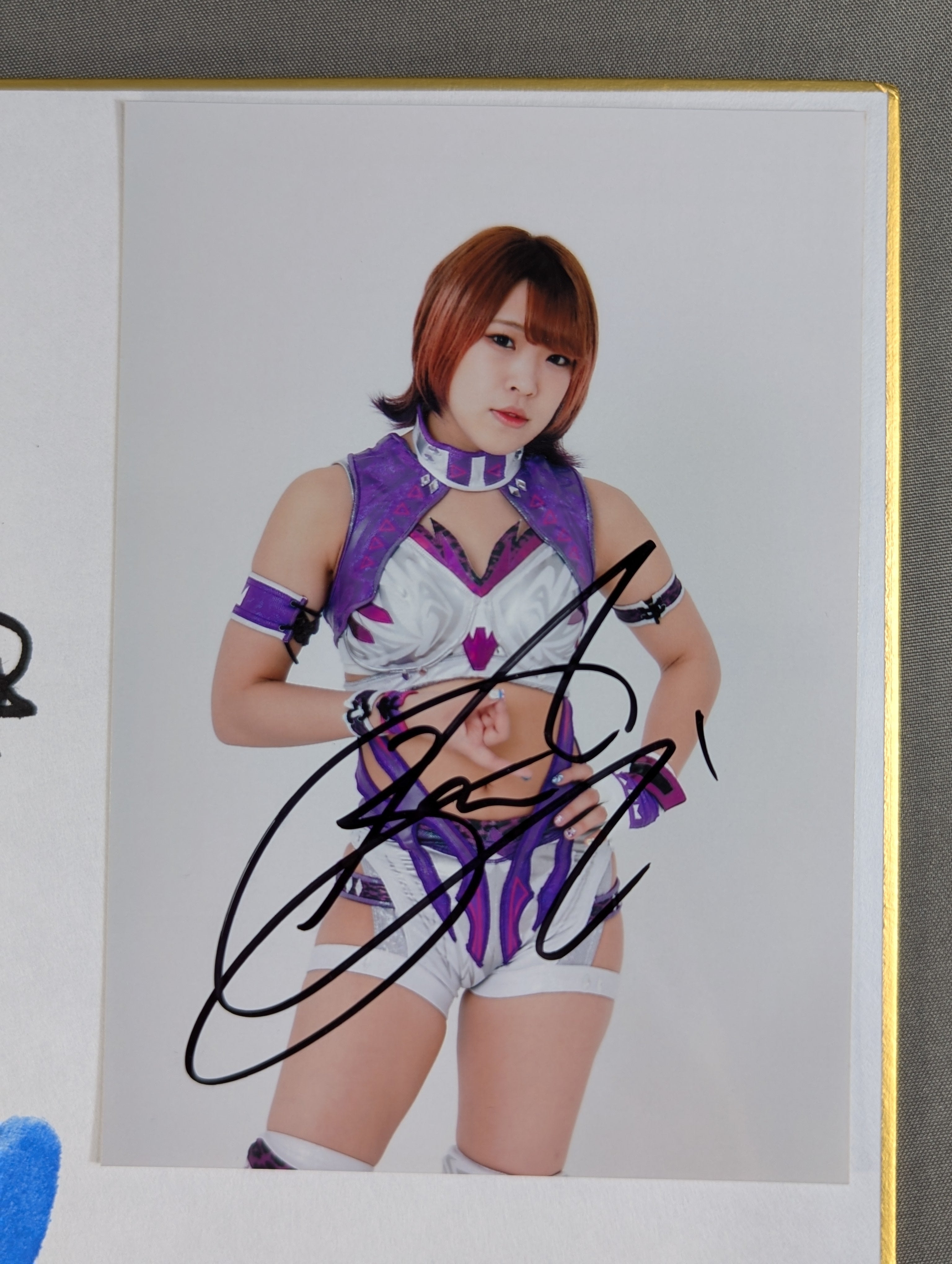 受注商品 直筆サイン入り　手形色紙&限定ブロマイド　小波 ☆手形色紙＆限定ブロマイド付☆ AZM – 闘道館