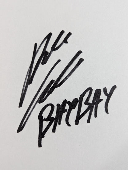 ヤング・バックス(マット&ニック・ジャクソン)&アダム・コール(ライオンマーク色紙)