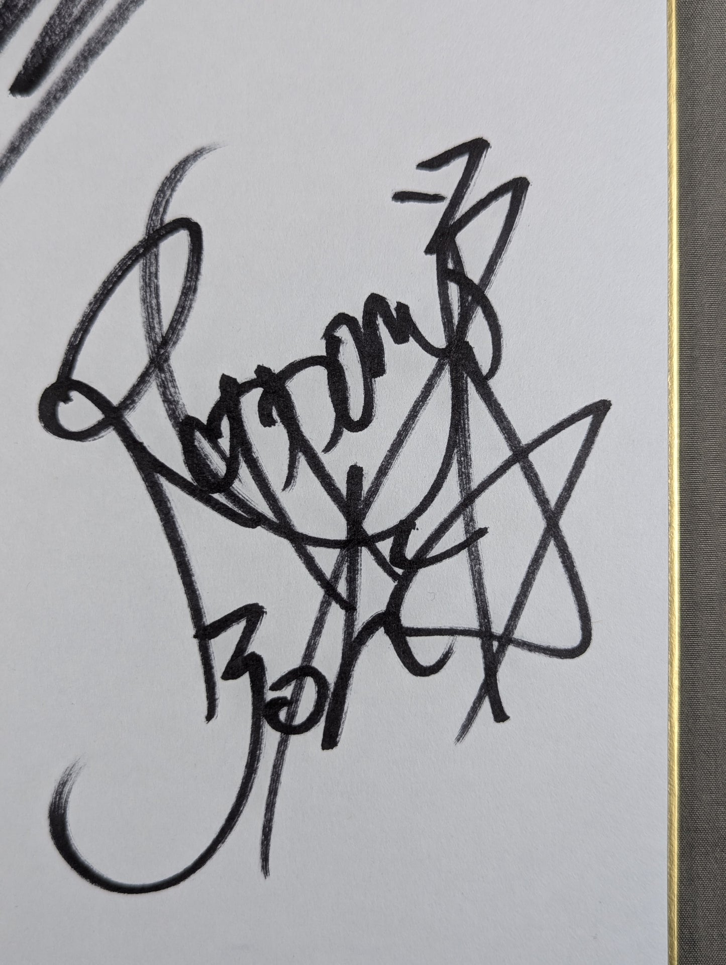 ★ROPPONG 3K★ ロッキー・ロメロ＆YOH＆SHO(ライオンマーク色紙)