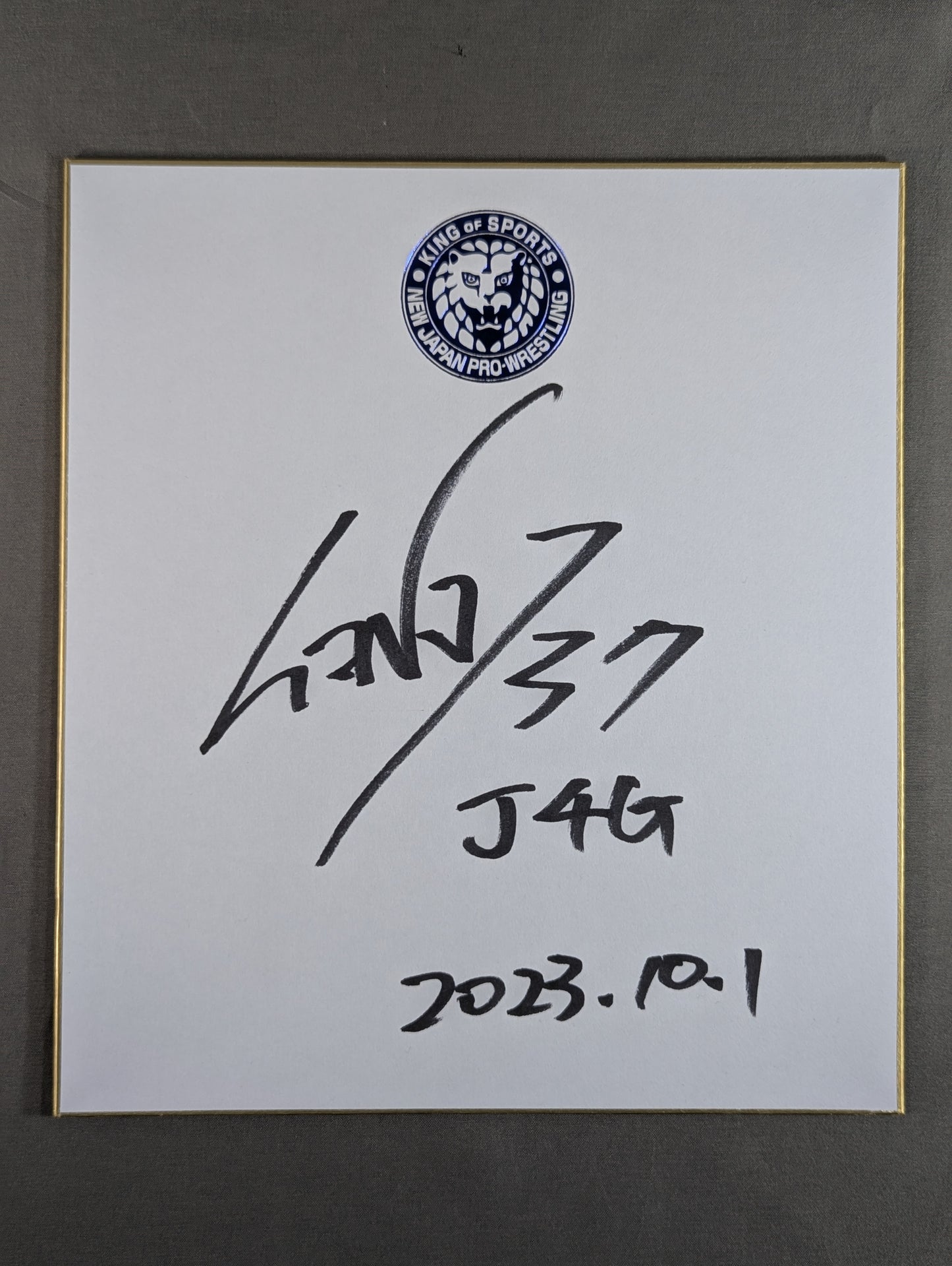 SANADA(ライオンマーク色紙)