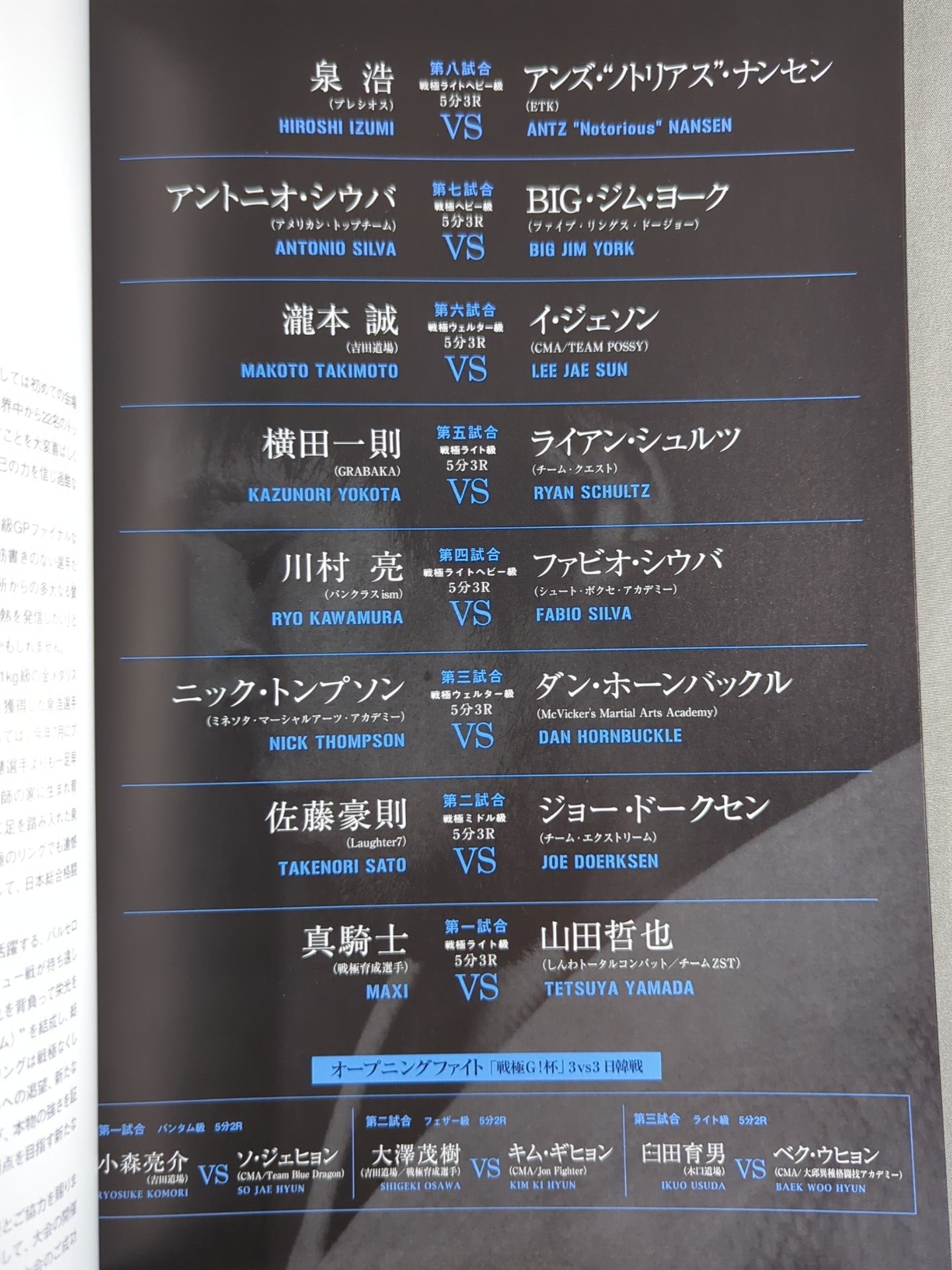 戦極 SENGOKU 第十陣 – 闘道館