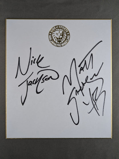 ★ヤング・バックス★ マット・ジャクソン＆ニック・ジャクソ(ライオンマーク色紙)