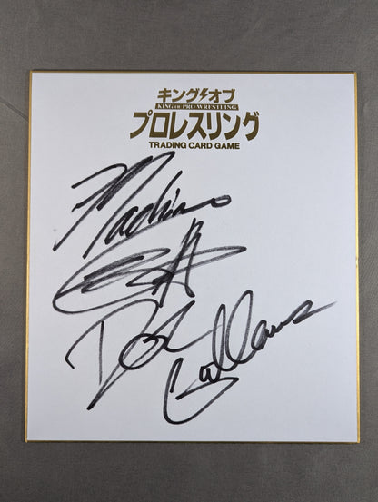 カール・アンダーソン＆ドク・ギャローズ(キングオブプロレスリング色紙)