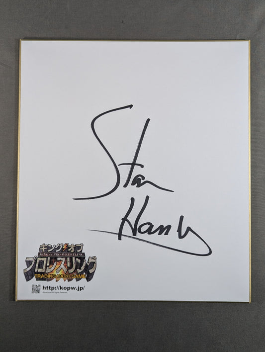 スタン・ハンセン(キングオブプロレスリング専用色紙)