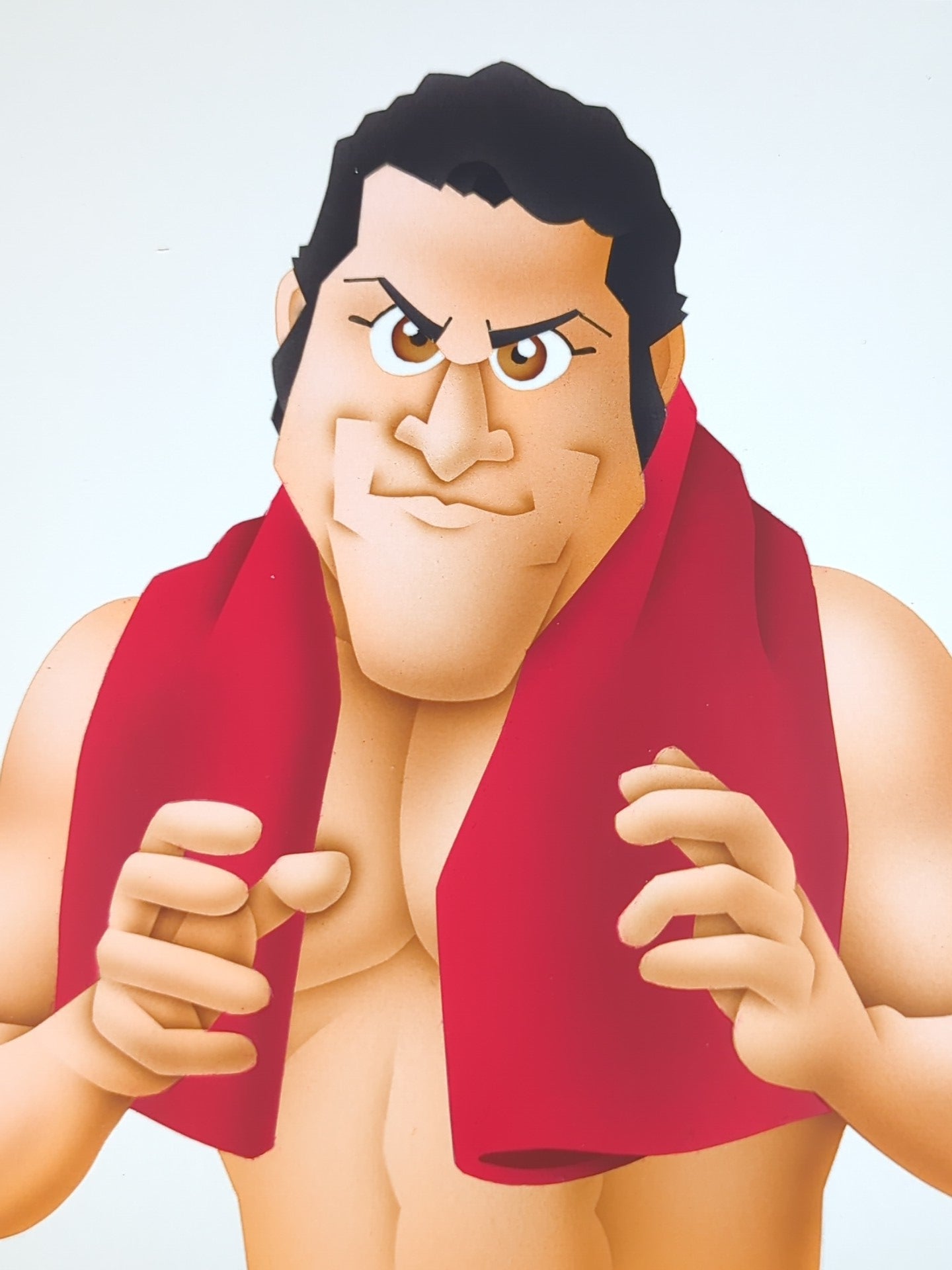 ★ Nagatoshi Sakai Original work ★ "Burning Fighting Spirit" Antonio Inoki 