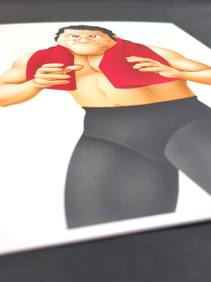 ★ Nagatoshi Sakai Original work ★ "Burning Fighting Spirit" Antonio Inoki 