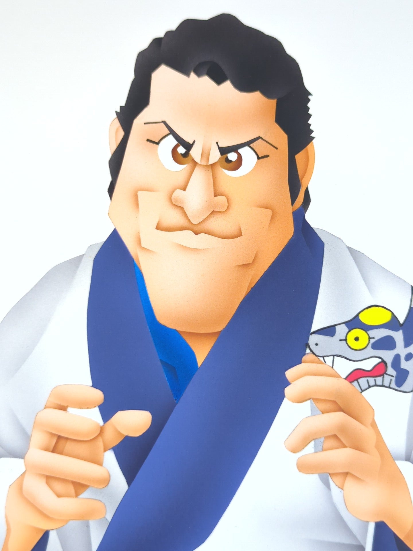 ★ Nagatoshi Sakai 's original painting "★ Young Lion" Antonio Inoki 