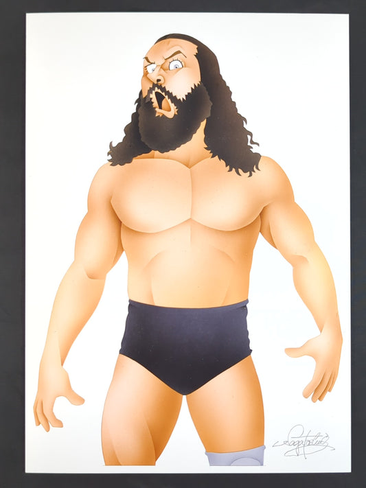 ★坂井永年氏 原画作品★「超獣」ブルーザー・ブロディ